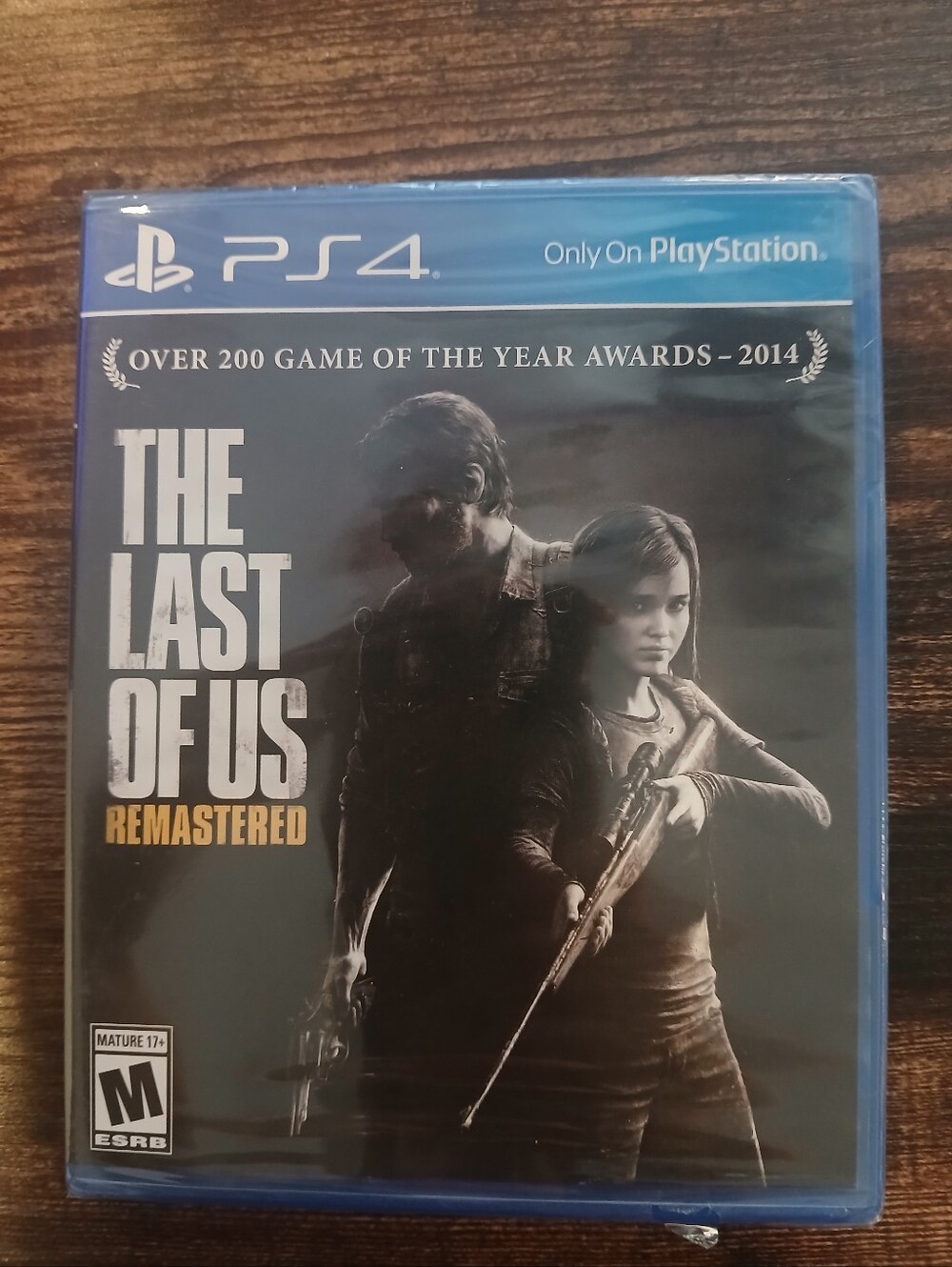 Sony PS4 The Last of Us Remastered — Black & Blue Cover